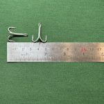 قلاب‌های VMC سه‌ شاخ نقره ای 2.5cm