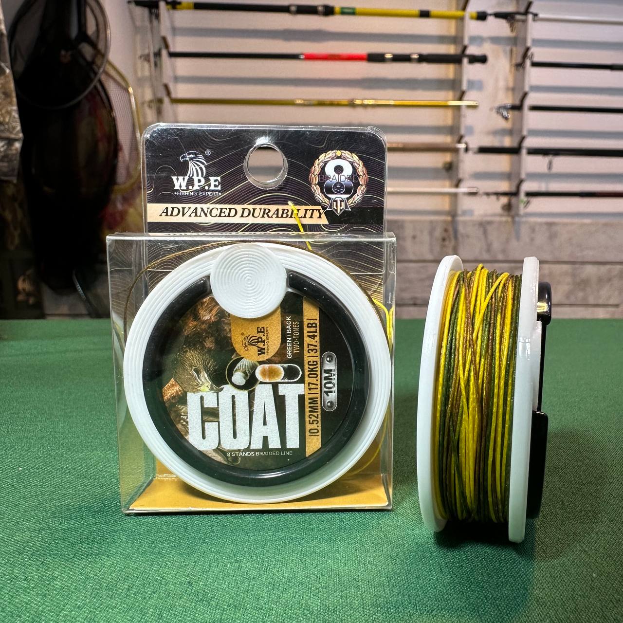 IMG_20250929_193735_124 نخ ریسه روکش دار برند COAT WPE (10متری) - تصویر 1