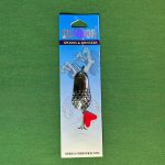 قاشقک (پلاک) نقره ای قرمز 11g