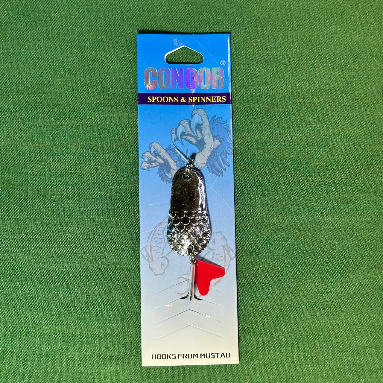 IMG_20251008_190808_410 قاشقک (پلاک) نقره ای قرمز 11g - تصویر 1