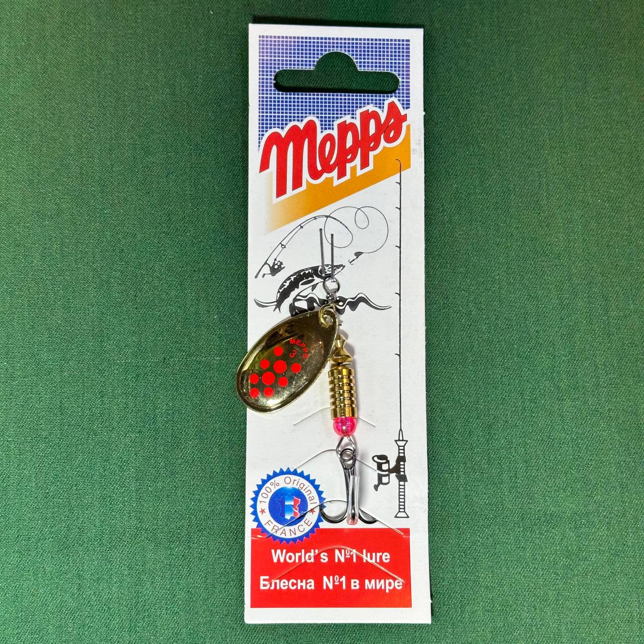 IMG_20251009_015405_047 لانسه طلایی خال قرمز سایز 3 6g - تصویر 1