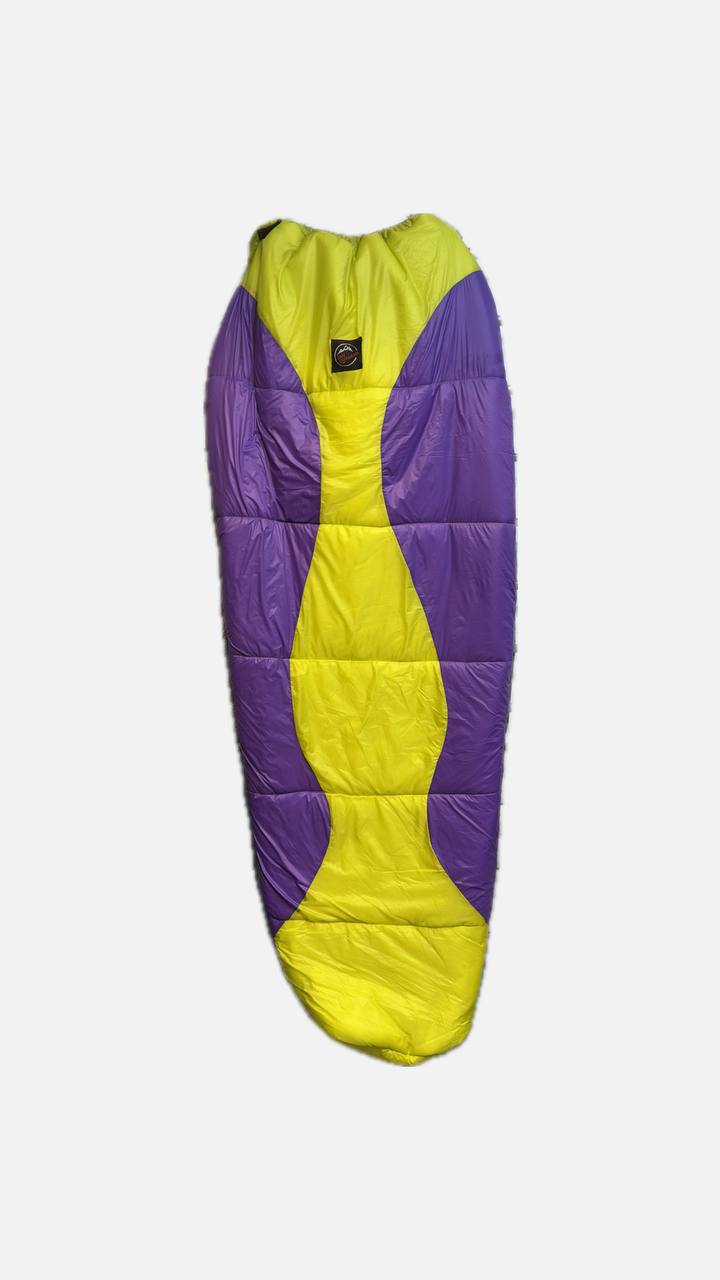 IMG_20251030_180616_425 کیسه خواب الیاف 300 زرد وبنفش - تصویر 1