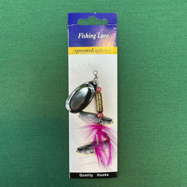 لانسه فیشینگ لور پشه دار تمام نقره ای