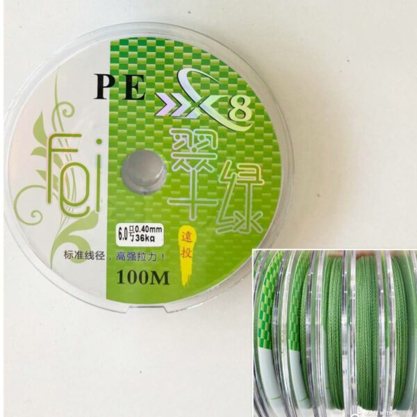 نخ ابریشم 8لایه متصل بهم Fei سایز30