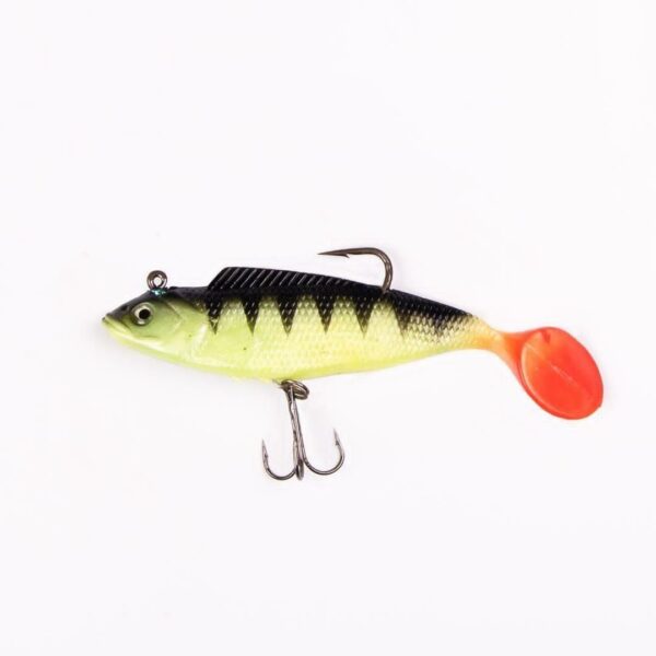 لوری ژله‌ای تایگر دم نارنجی 9cm 13g کد 123