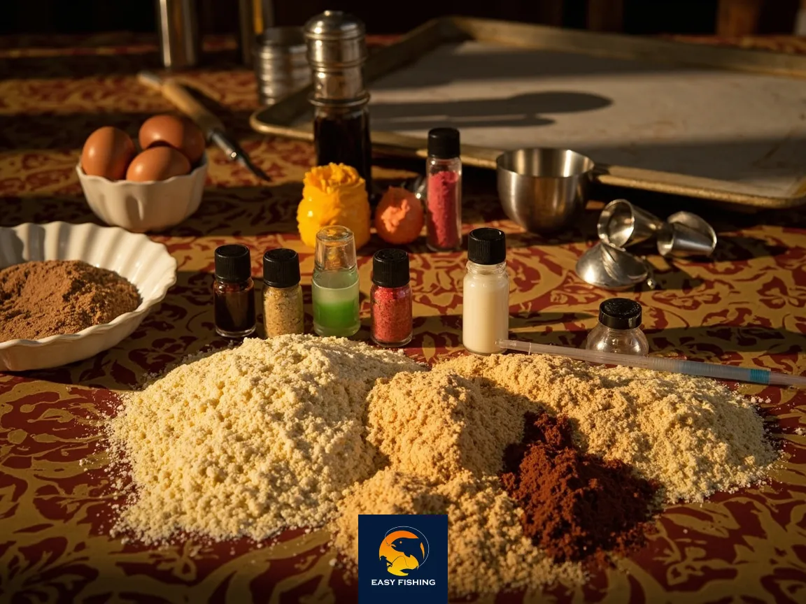 مواد لازم و ابزار ساخت طعمه پاپ آپ کلاستری برای صید کپور