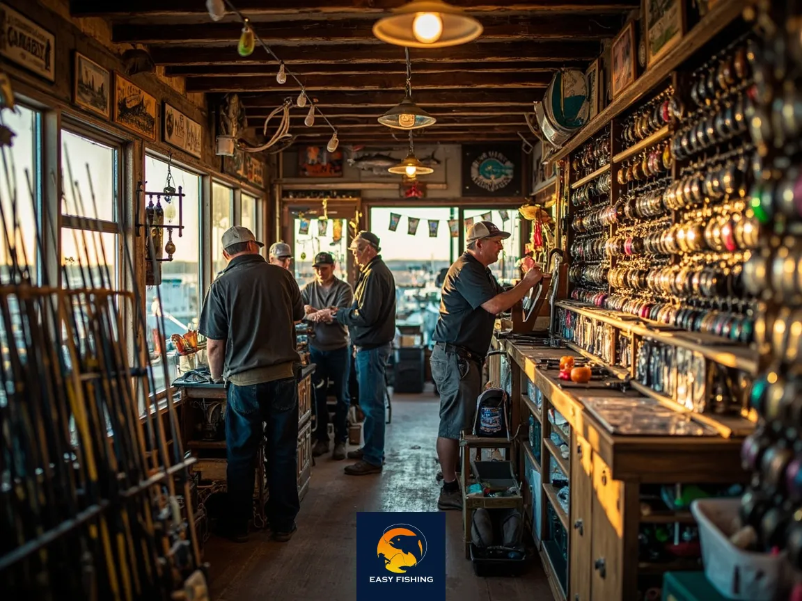 فروشگاه معتبر با جمعی از مشتریان و کارکنان فعال