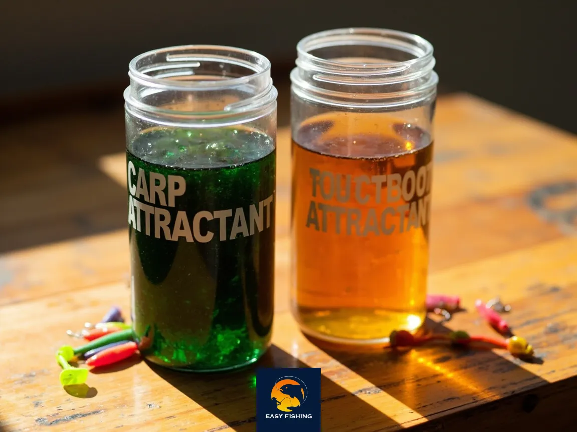 مقایسه مایعات جذب کننده کپور و قزل‌آلا