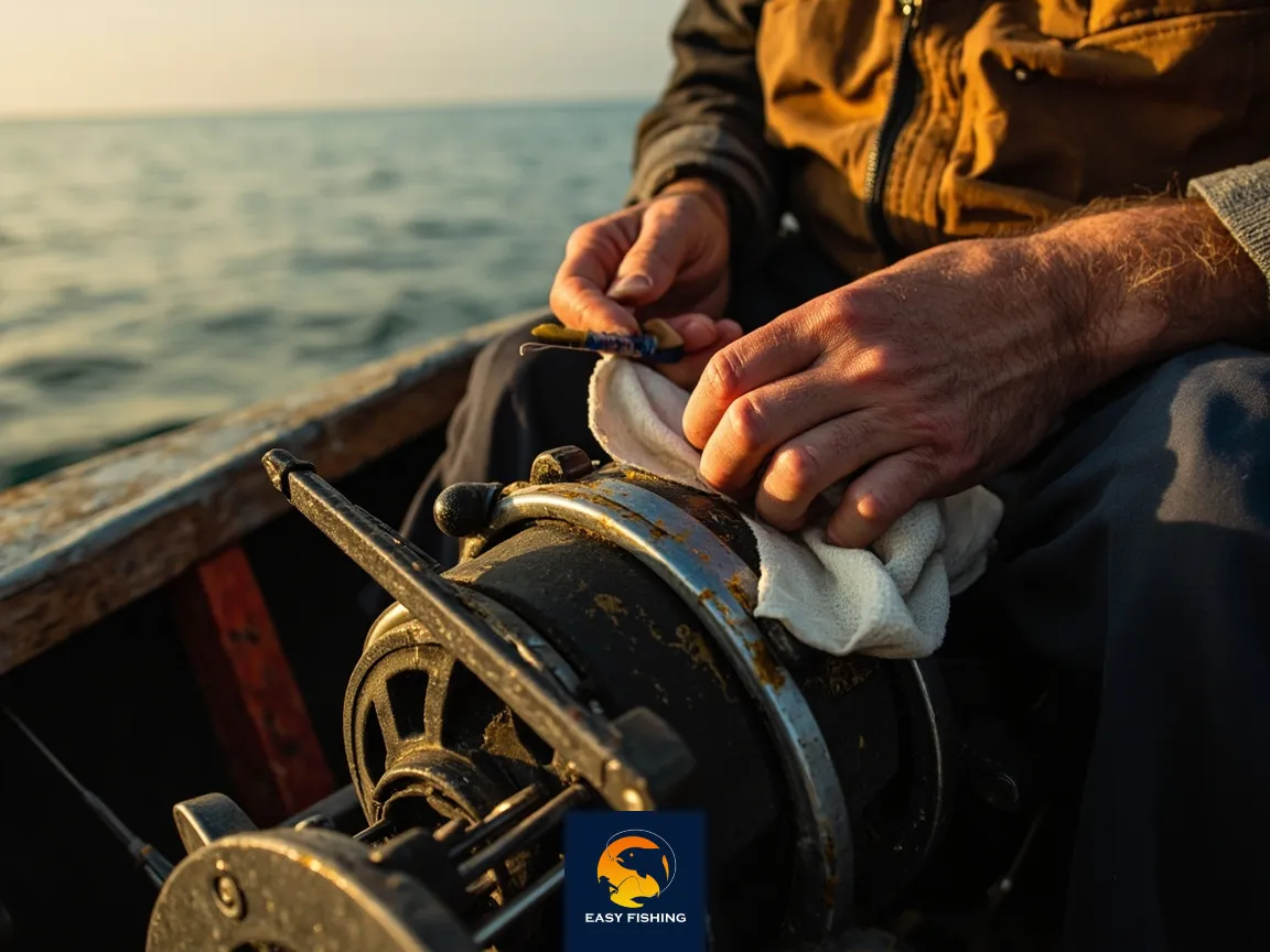 نگهداری و تمیزکاری چرخ ماهیگیری حرفه‌ای