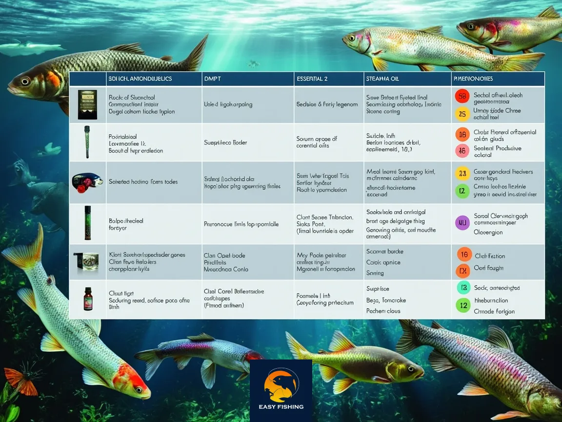 مقایسه تاثیر DMPT با محبوب‌ترین جذب‌کننده‌های ماهی در ایران