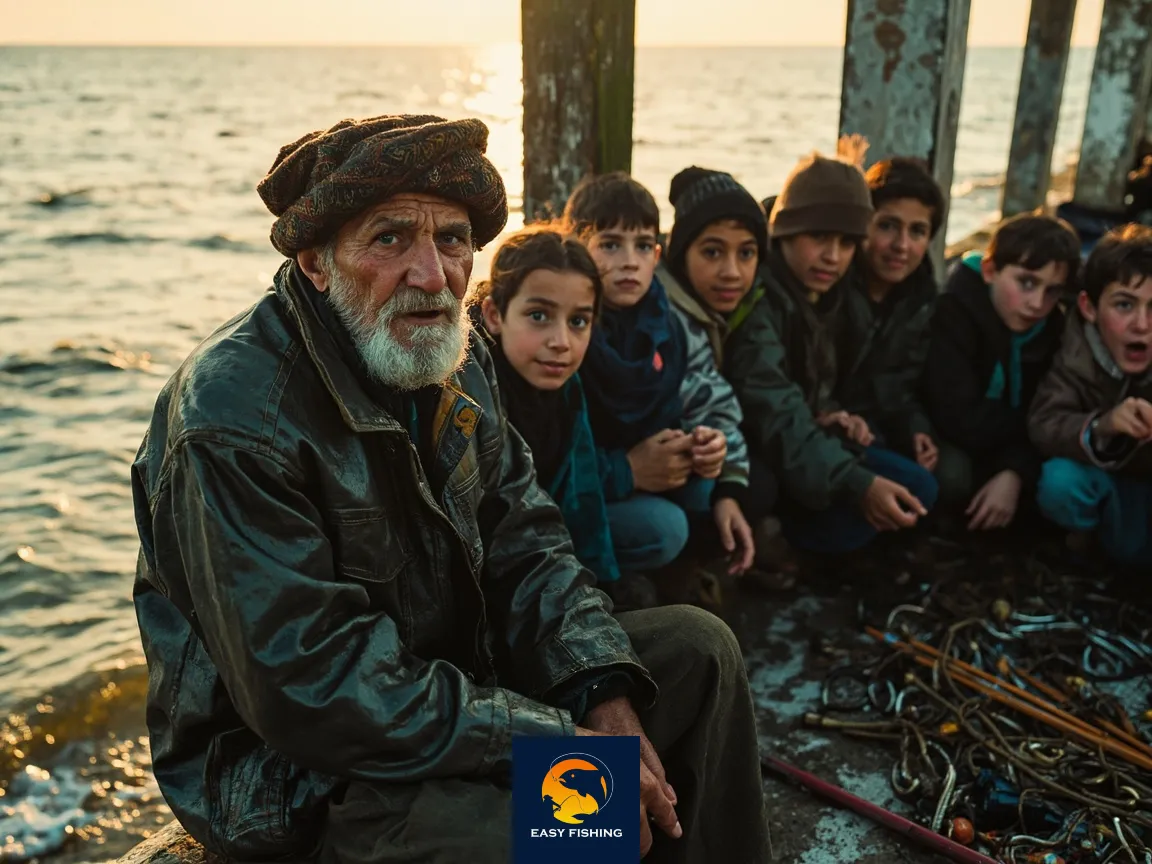 پرسش و پاسخ ماهیگیران ایرانی درباره چوب دریا در اسکله بندرانزلی