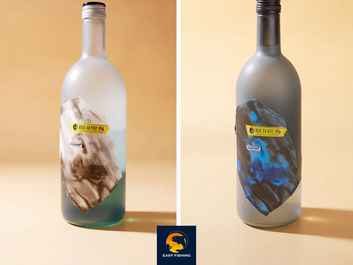 مقایسه محصول اورجینال و تقلبی مایع جذب کننده ماهی