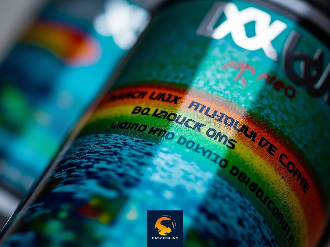 برچسب مواد تشکیل‌دهنده مایع جذب کننده ماهی