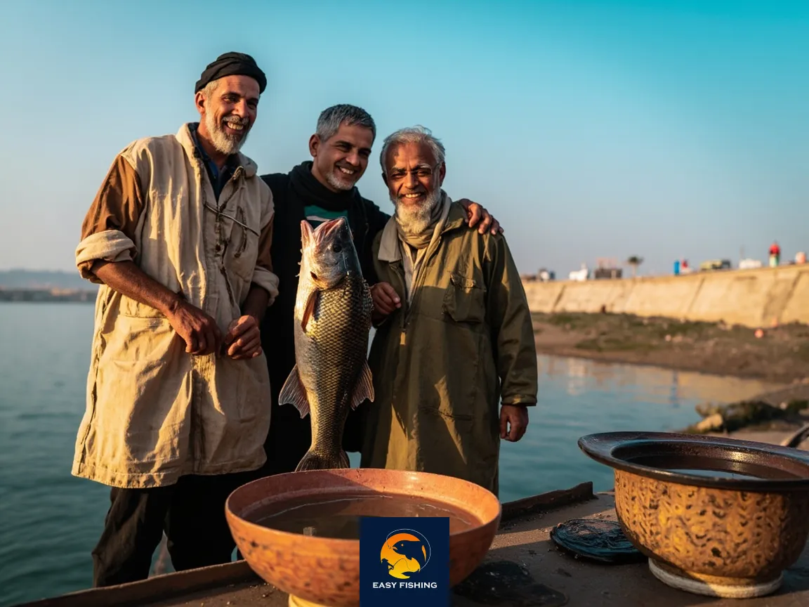 موفقیت ماهیگیران ایرانی با بویله خانگی در صید کپور