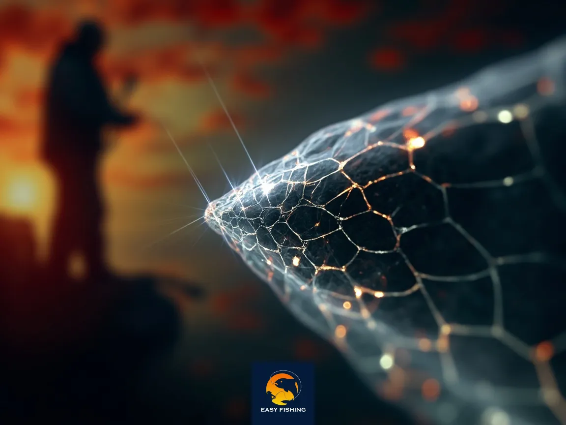 نوک قلاب ماهیگیری HEX-GAPE از نمای نزدیک و تیز