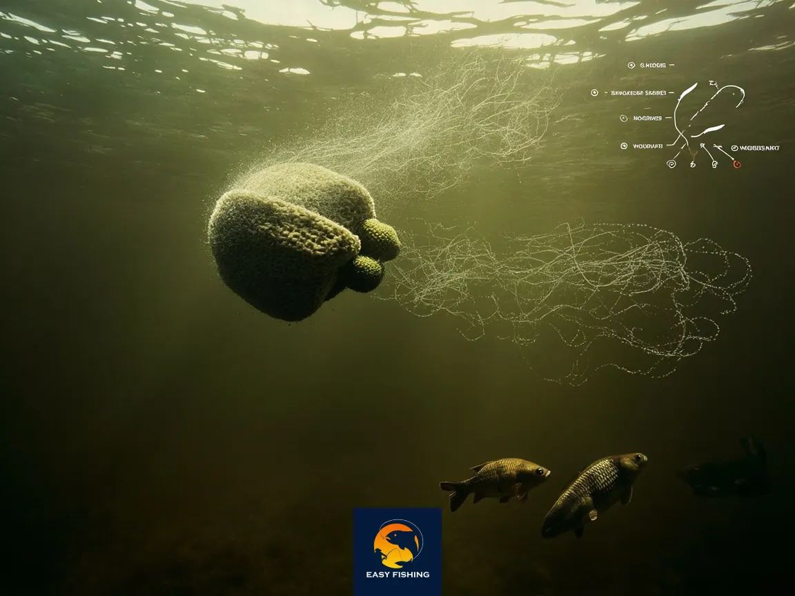 عملکرد طعمه پاپ آپ کلاستری زیر آب برای صید کپور