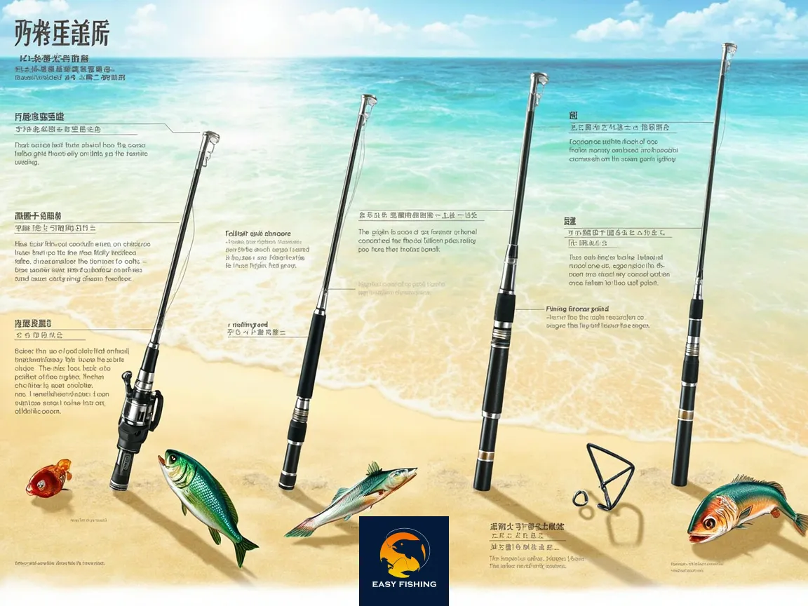 انواع چوب ماهیگیری دریا با گرافیک مقایسه‌ای برای بازار ایران