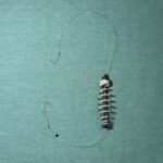 فنر فیدر 30g همراه با ریسه تک انشعاب