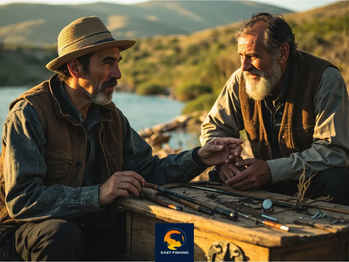 گفت‌وگوی محترمانه ماهیگیران درباره ابزار ماهیگیری