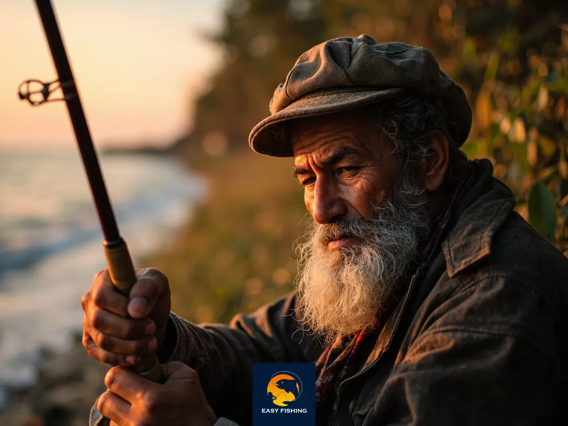 آرامش ماهیگیر ورزشی ایرانی در حین صید