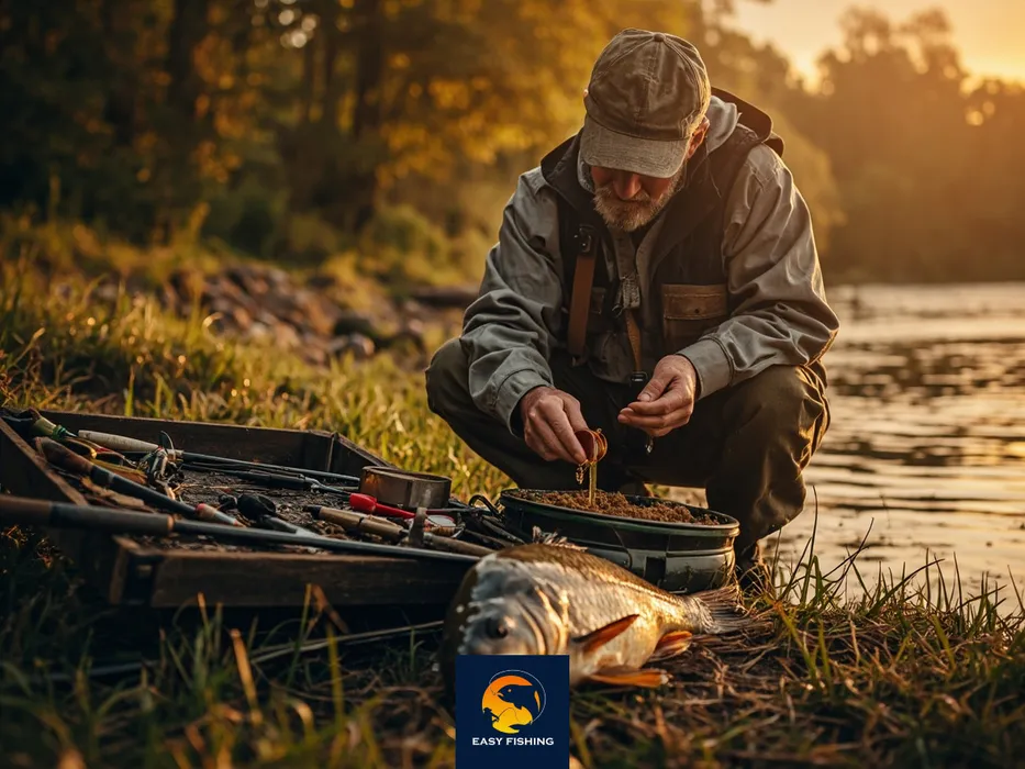 آماده‌سازی طعمه ماهی کپور با روغن شاهدانه