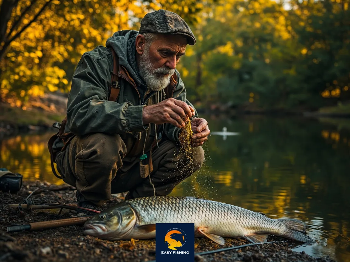 آمادهسازی طعمه ماهی کپور با روغن شاهدانه