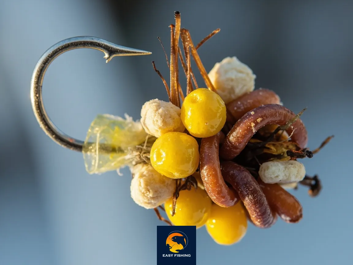 طعمههای مناسب برای ماهی کپور در سرمای زمستان