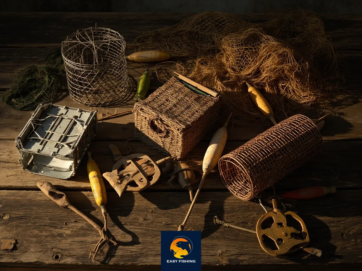 انواع تلههای ماهیگیری آماده و صنعتی با برندهای متداول بازار ایران