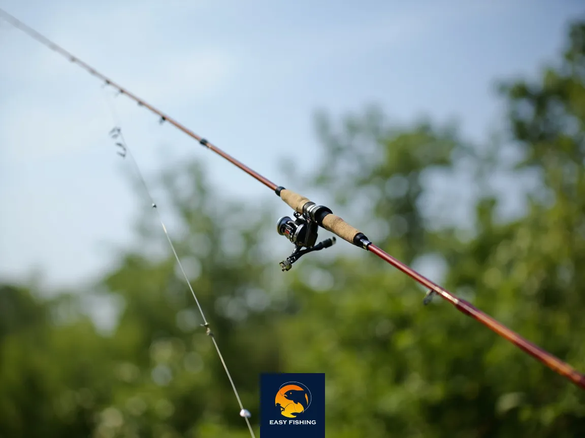 خشک شدن چوب ماهیگیری به صورت معلق