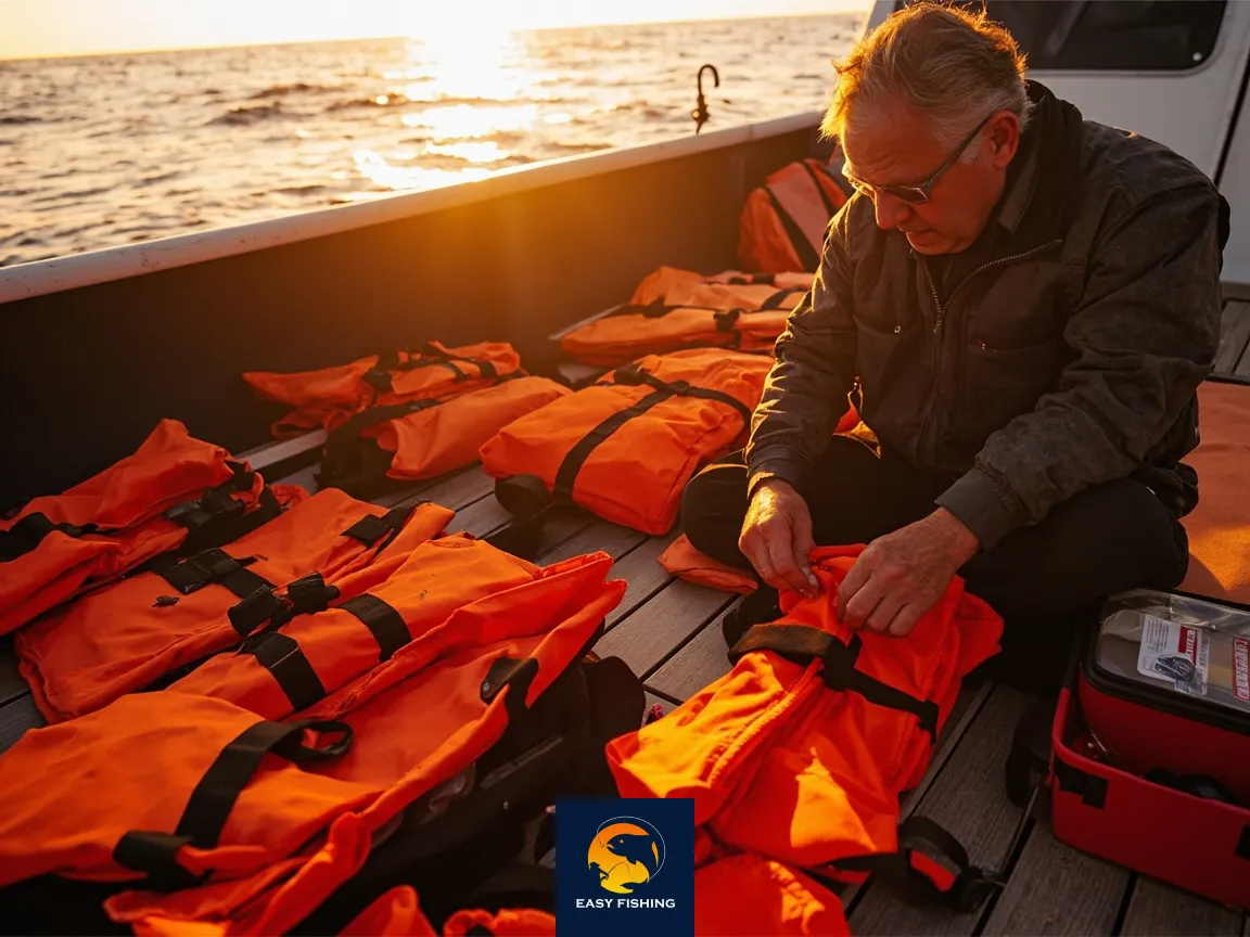 تور لیدر در حال بررسی و آمادهسازی تجهیزات ایمنی