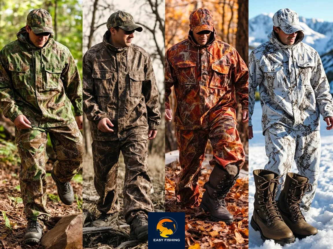 لباس و کفش پوشش استتار حرفهای برای شکار در ایران