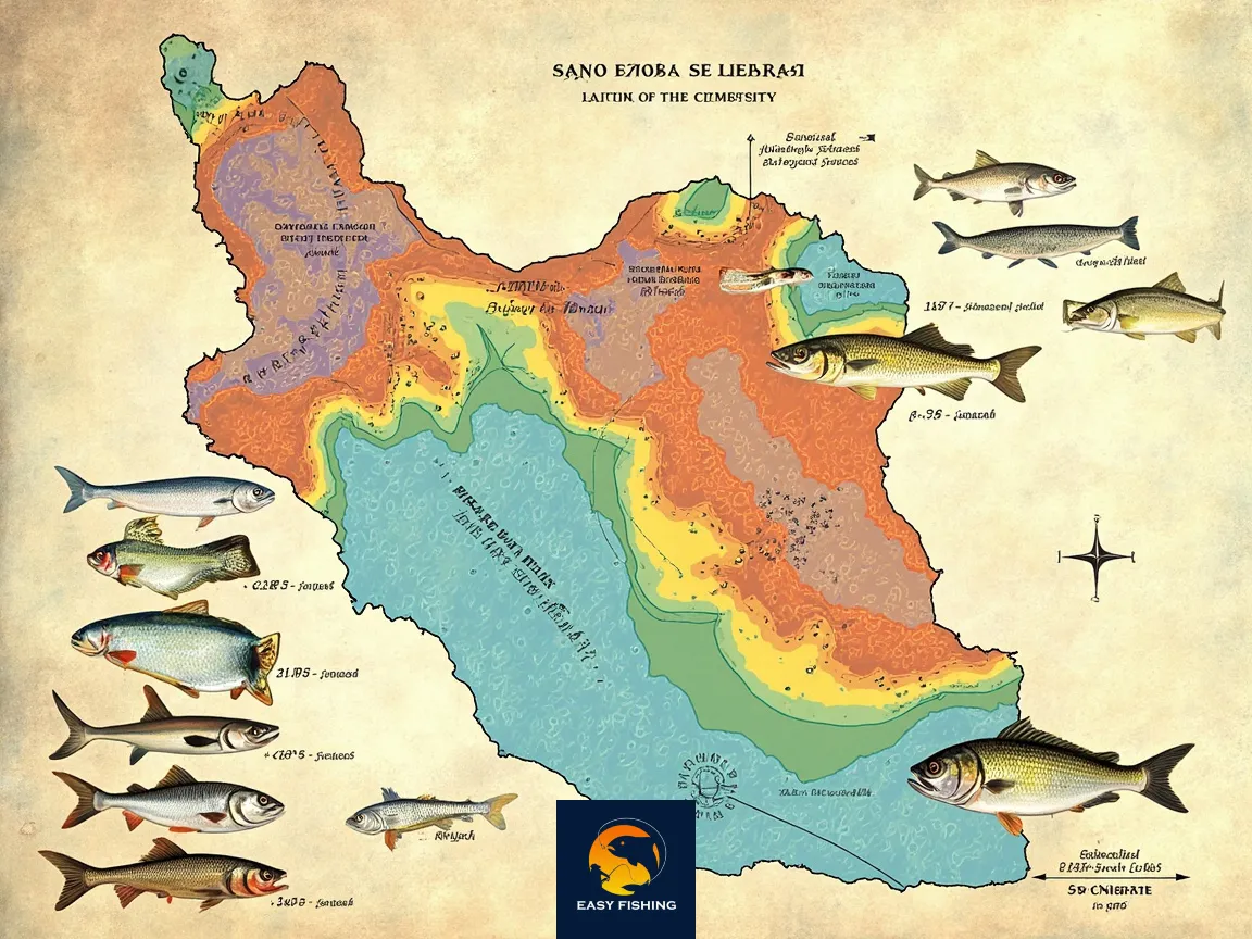 نقشه مناطق مناسب جیگینگ هر سبک در سواحل جنوبی ایران