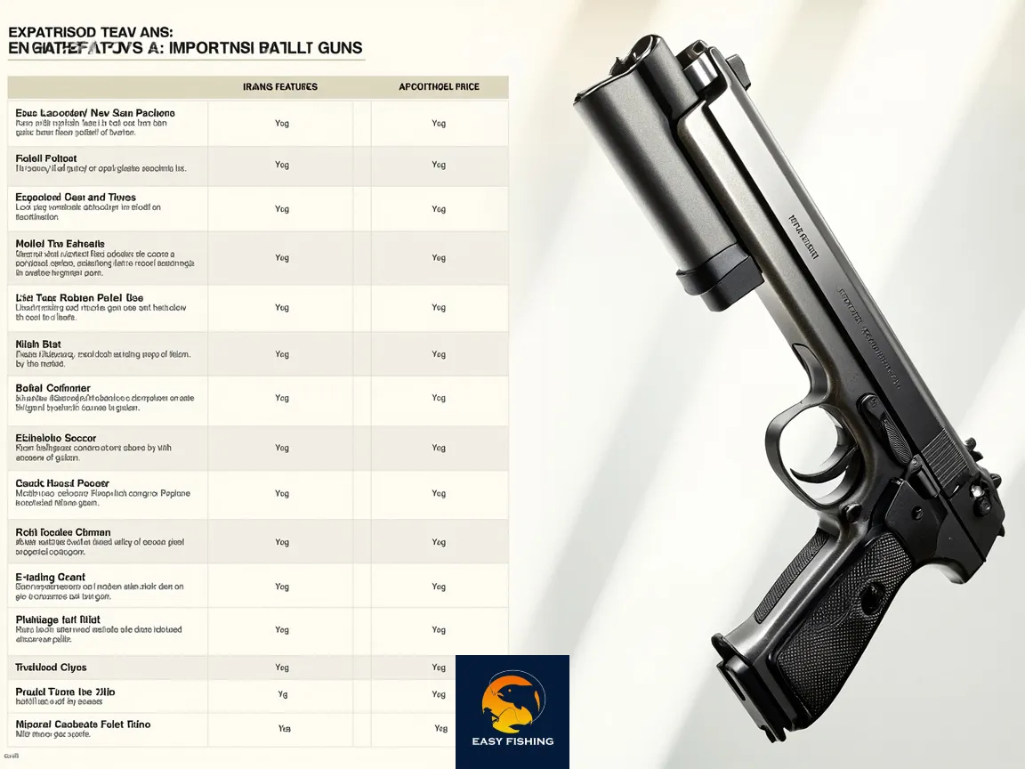جدول جامع مقایسه تفنگ ساچمه زنی برند ایرانی صیاد با بنلی وارداتی