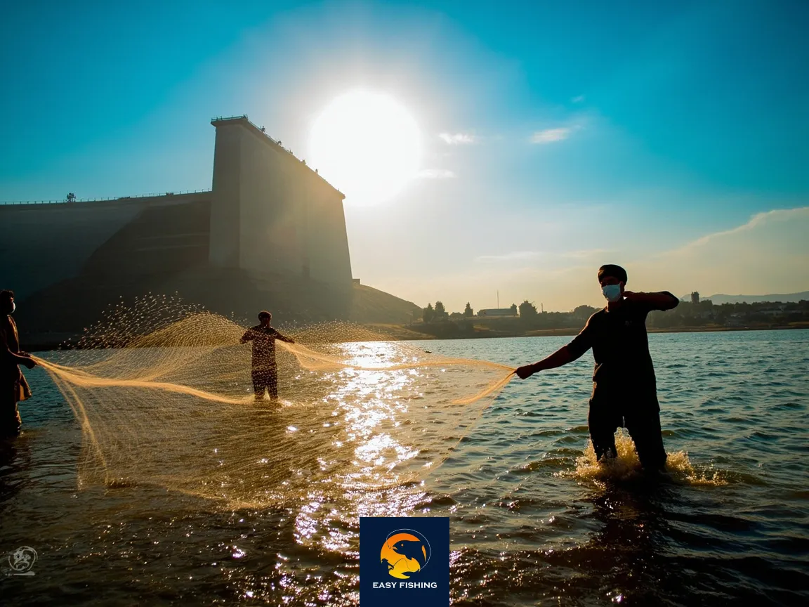 منظره رودخانه کرج برای صید قزلآلا