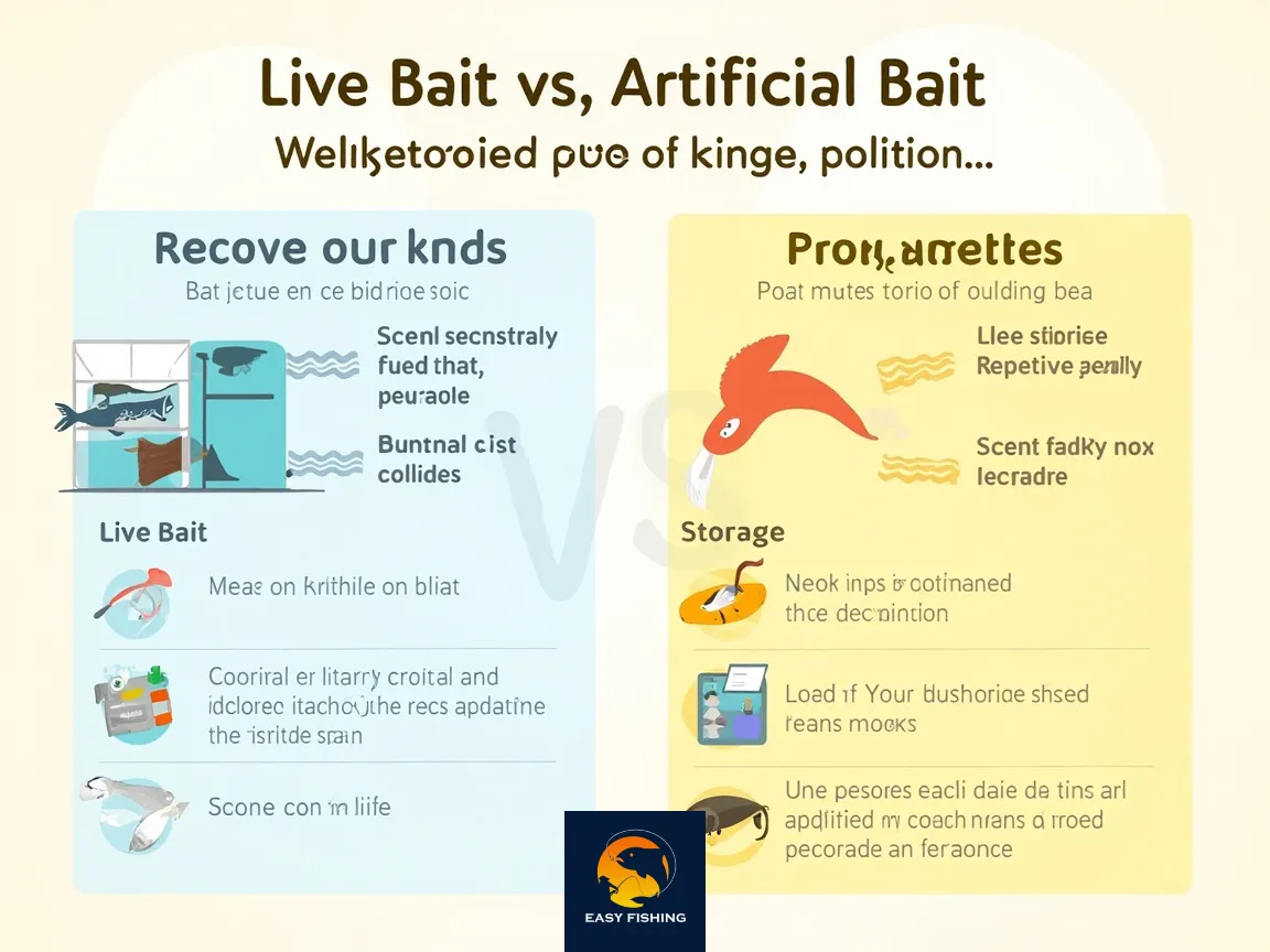 مقایسه تصویری طعمه زنده و مصنوعی برای ماهیگیری در ایران