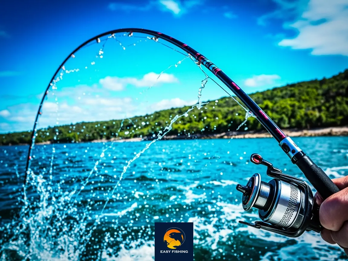 نمونه اکشن متوسط چوب ماهیگیری