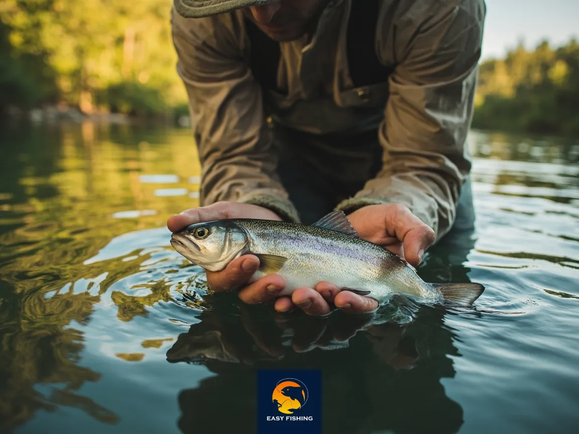 مراحل صحیح رهاسازی ماهی در ماهیگیری ورزشی