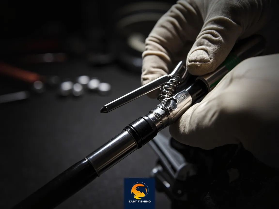 تعویض حلقه چوب ماهیگیری