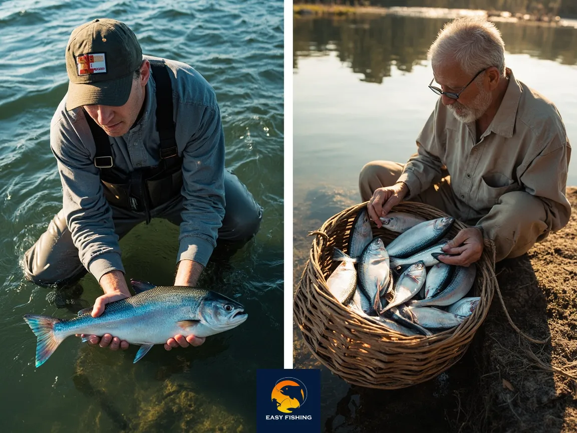 مقایسه ماهیگیری ورزشی و صید سنتی در ایران