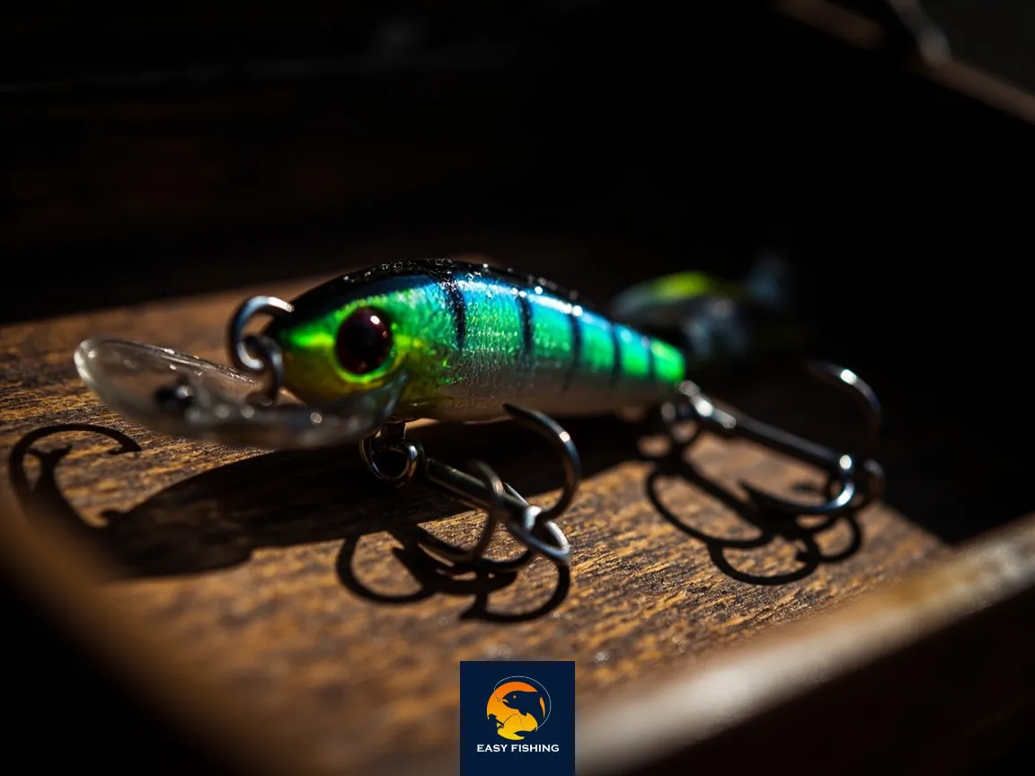 قلاب سهشاخ متصل به لور برای صید