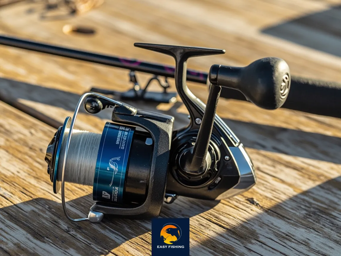 چوب و چرخ ماهیگیری ترولینگ اصل روی قایق در خلیج فارس