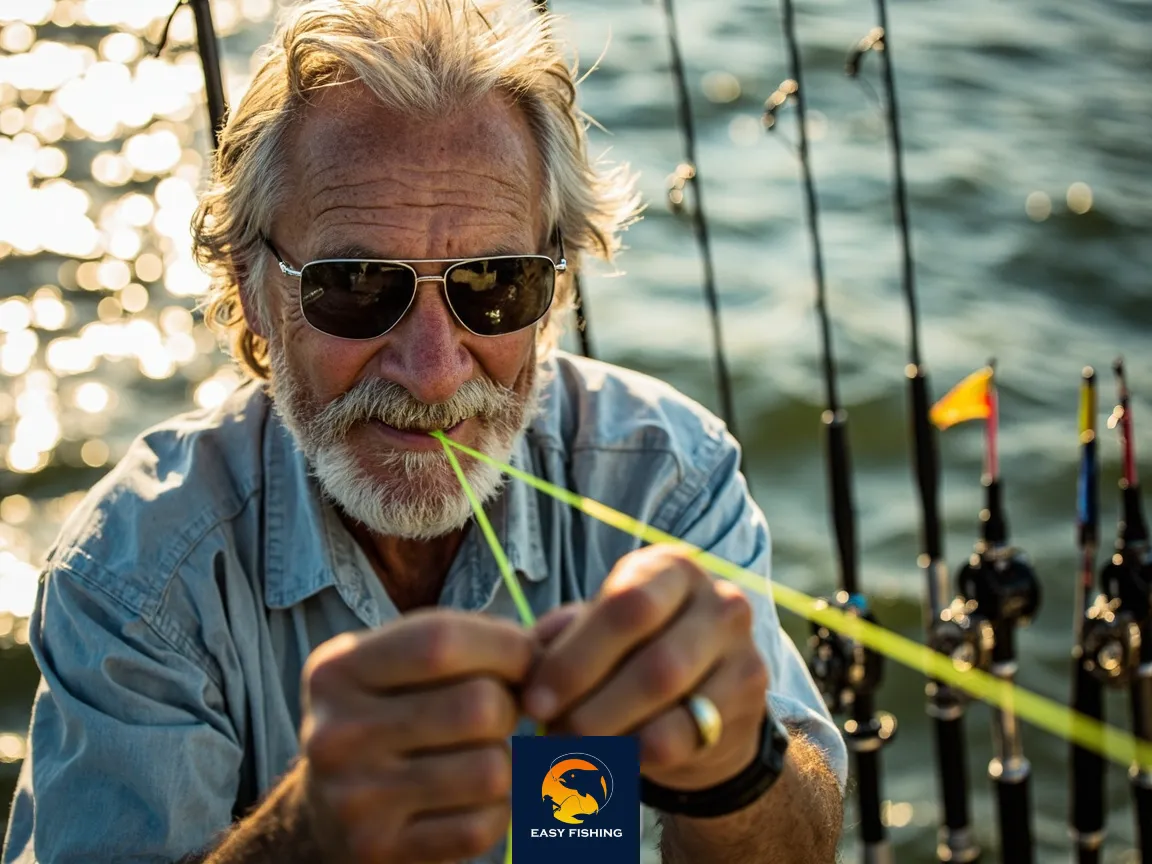 اموزش گره زدن ایمن و چینش چوب برای ترولینگ