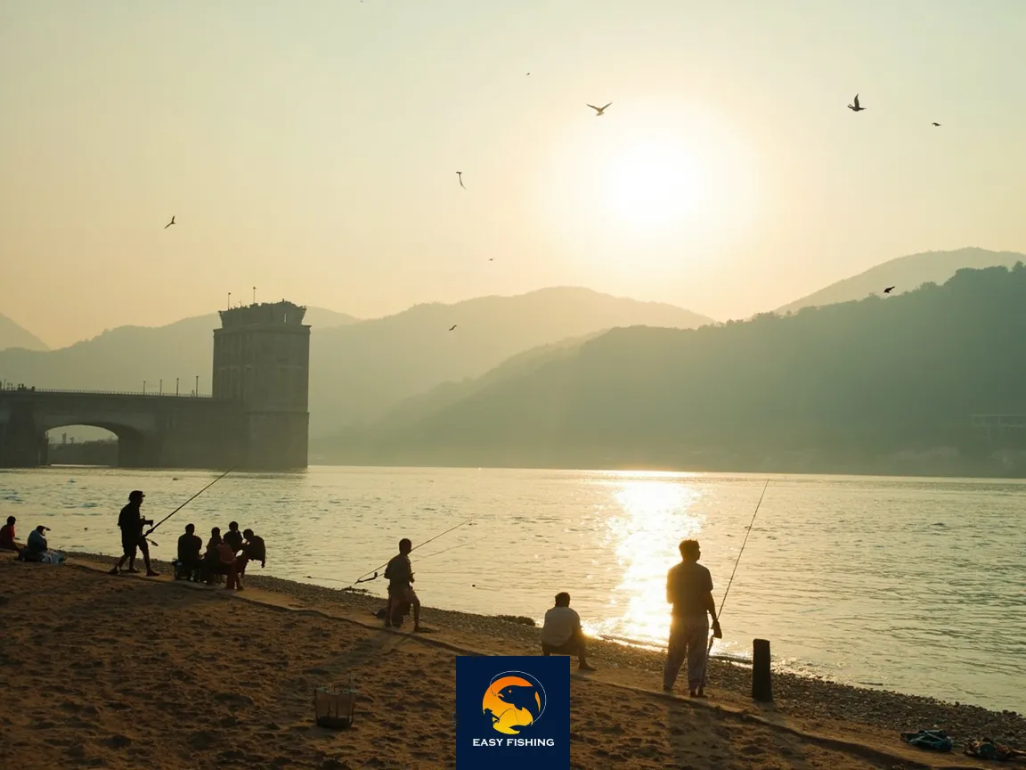 صید خانوادگی در سد زایندهرود