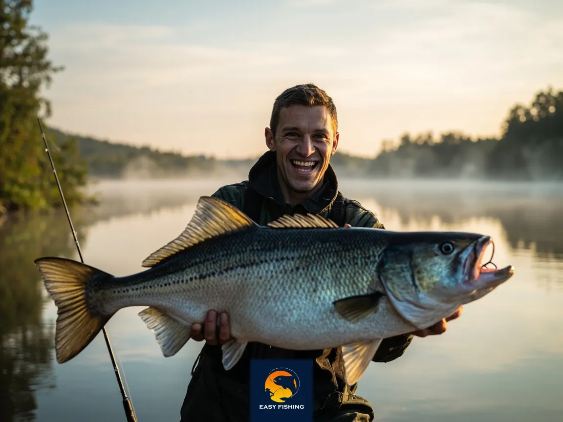صید موفق با قلاب اصلی و اورجینال