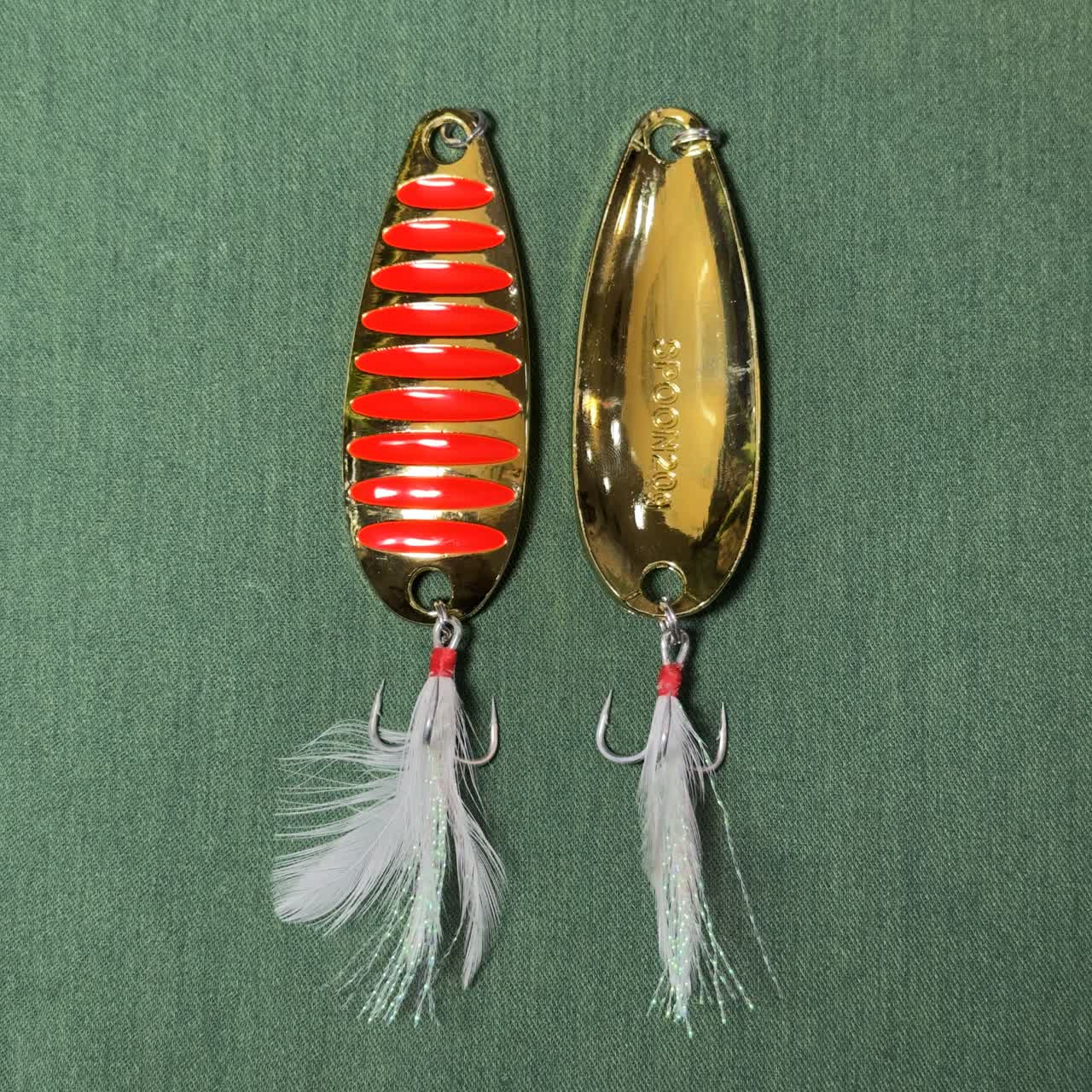 photo24257235540 قاشقک 20GR پشه دار طلایی - تصویر 1