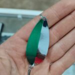 قاشقک نقره ای و سبز گلدن 23 گرم