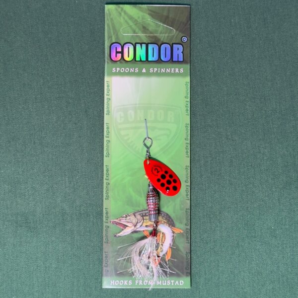 ✅لانسه سایز 2 قرمز خال مشکی condor