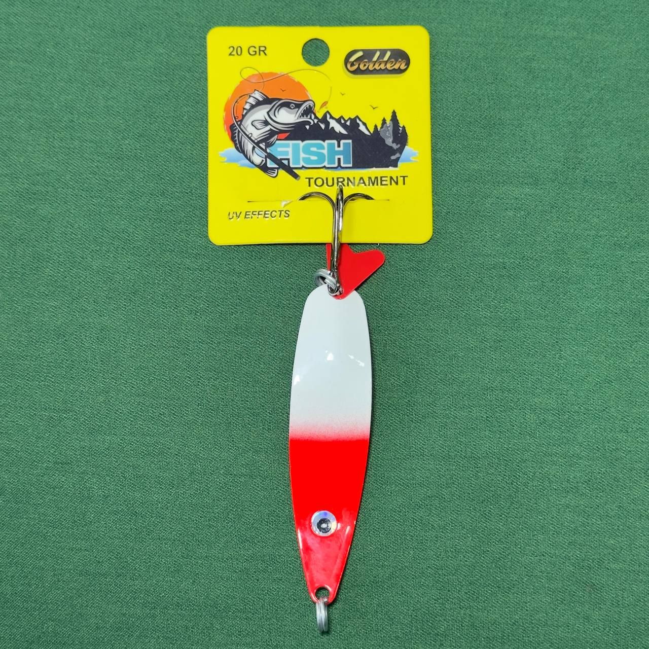 -2147483648_-222083 ✅قاشقک ماهیگیری برند گلدن ردهد وزن 20 گرمو طول 7.6 cm - تصویر 1