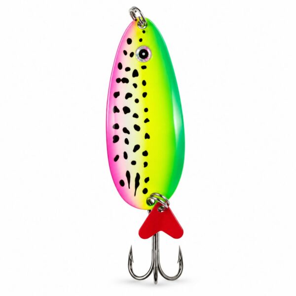 ✅قاشقک ماهیگیری برند گلدن برگ بیدی وزن 15گرمو طول 7.6 cm